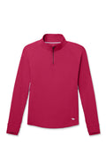 Aurora | Aurora long-sleeve half-zip shirt on a white background