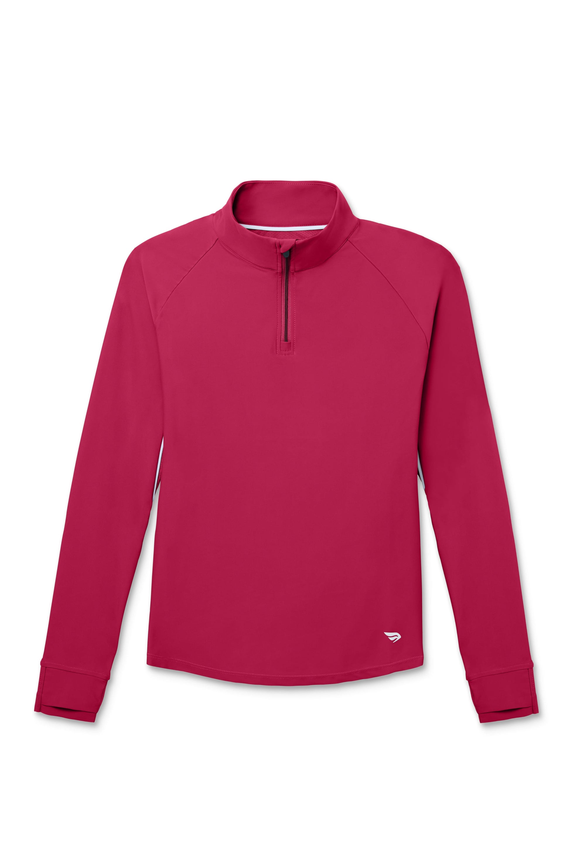 Aurora | Aurora long-sleeve half-zip shirt on a white background
