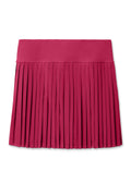Aurora | Aurora colored Michelle pleated skort on a white background