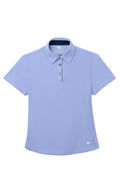 Stardust | Stardust color Lexi polo shirt on a white background