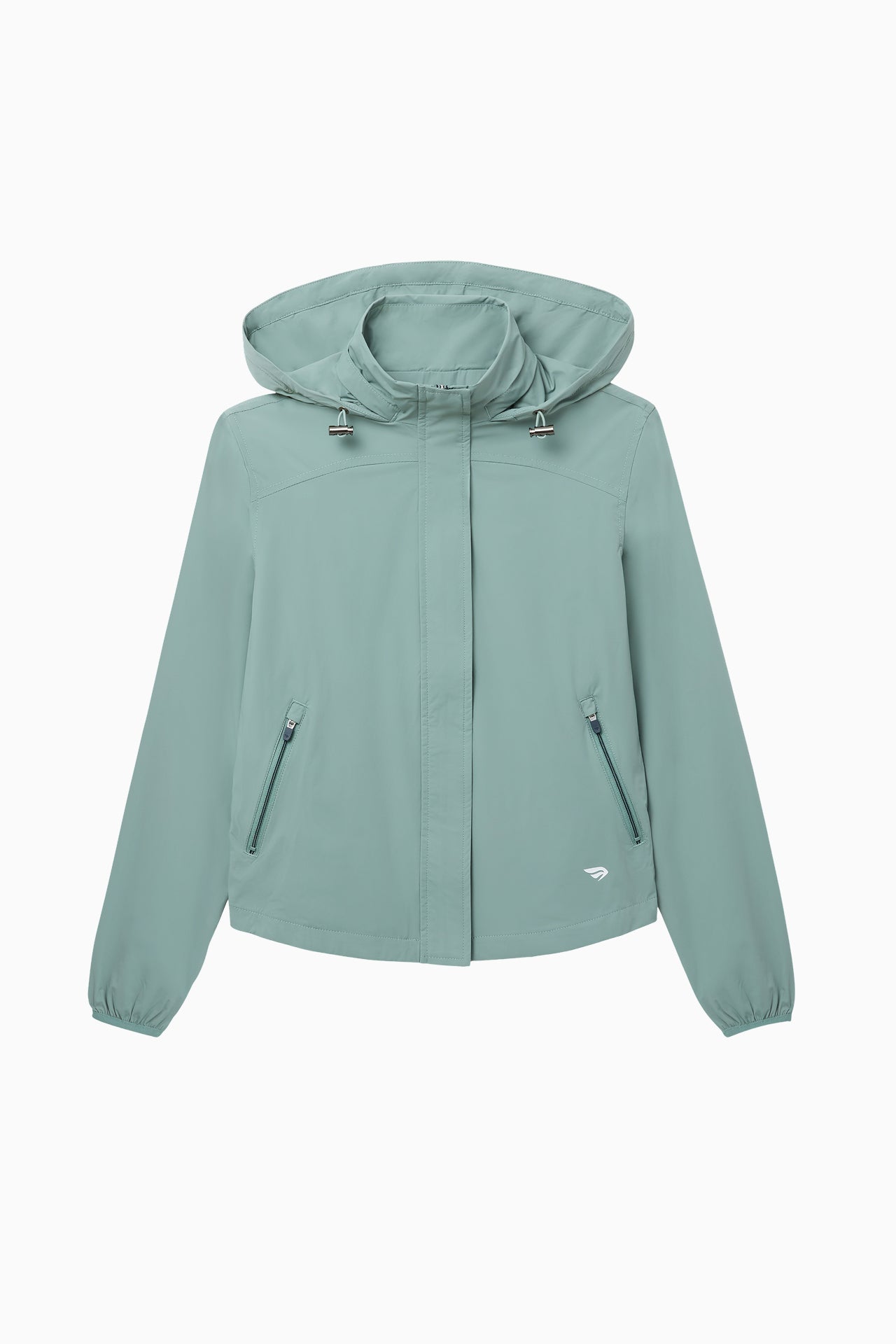 Meadow Haze | Meadow Haze hooded windbreaker on white background.