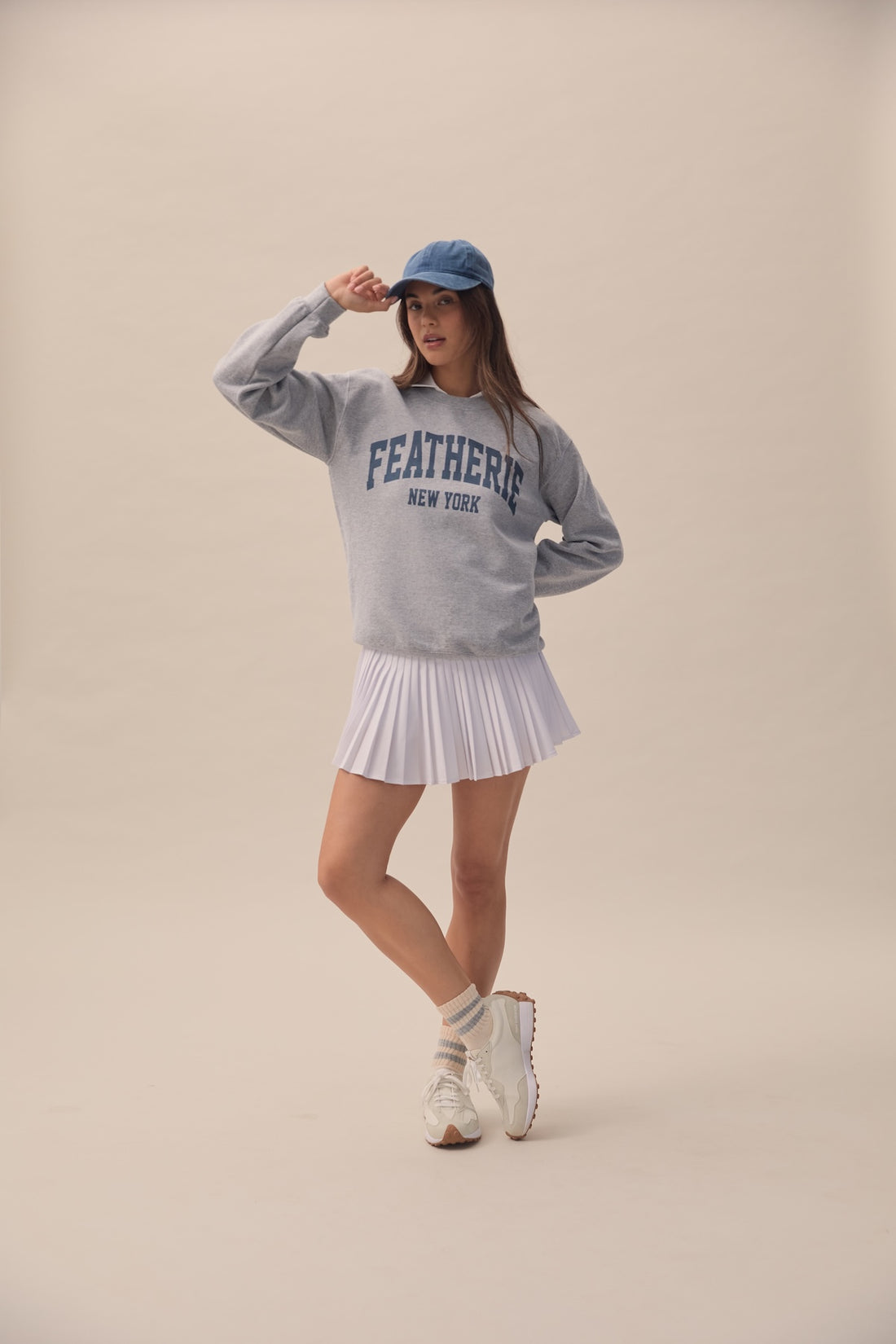 Karina Varsity Crewneck