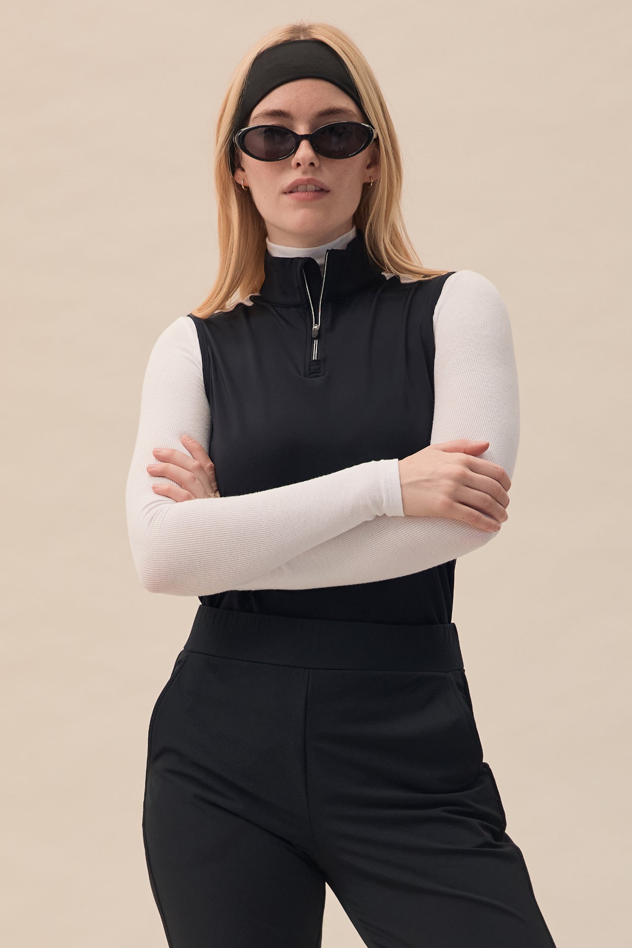 The Erin Half-Zip Sleeveless