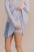Skyline | Detail of pleated skort